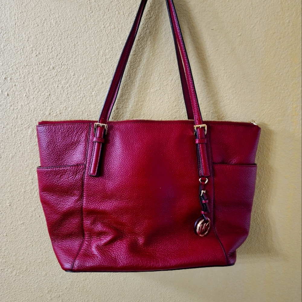 Michael Kors vibrant red handbag
